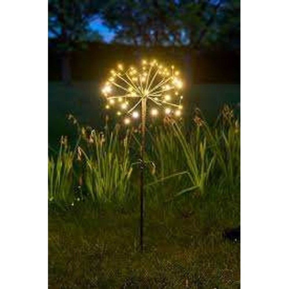 Anthropologie NEW Dandelion 96 LED Outdoor Stake Light Garden Whimsical Solar